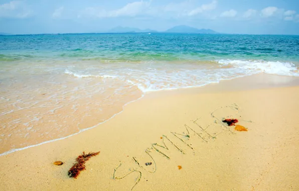 Sand, sea, beach, summer, the sun, summer, beach, sea
