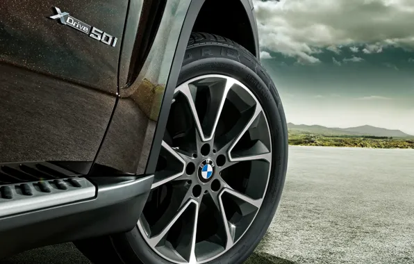 BMW, SUV, disk, spokes, M-package