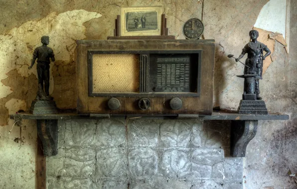 Background, radio, receiver