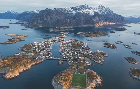 Mountains, nature, city, the city, beauty, Europe, nature, beautiful