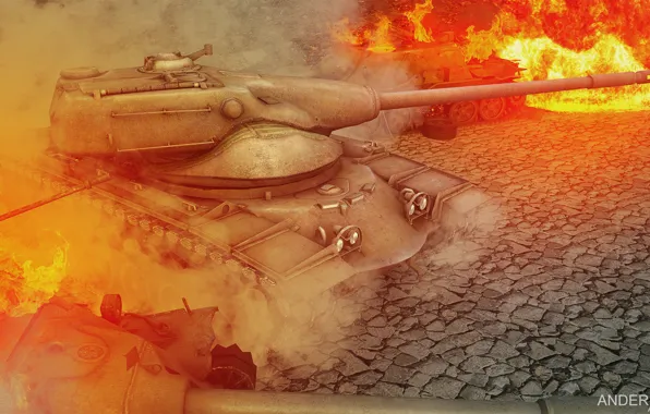 Wallpaper, world of tanks, wot, т54е1, t54e1