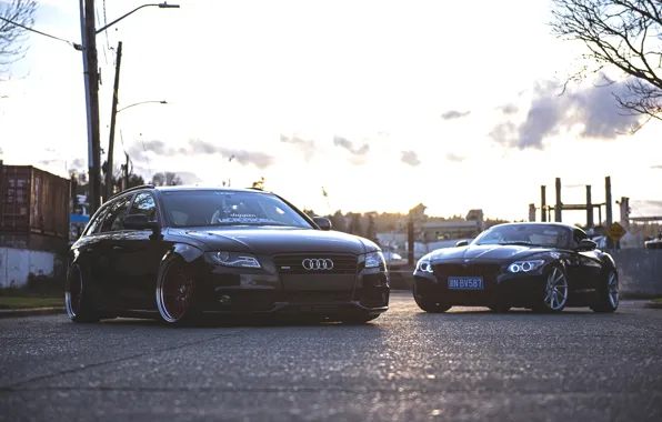Picture Audi, Audi, BMW, Tuning, BMW, Stance, E89