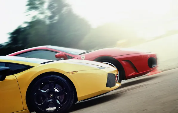 Picture machine, Lamborghini, Ferrari
