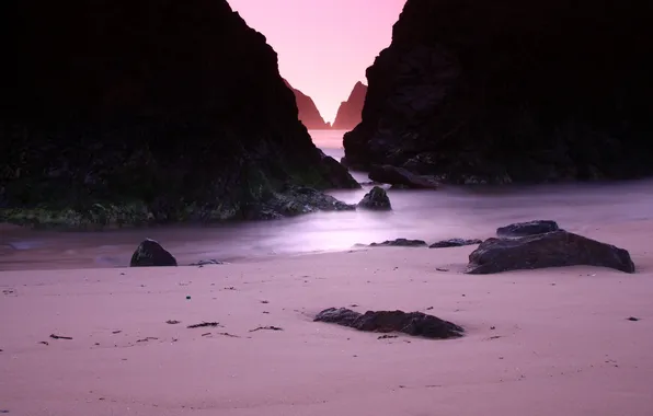 Sand, nature, rock, stones, rocks, shore, coast, landscapes