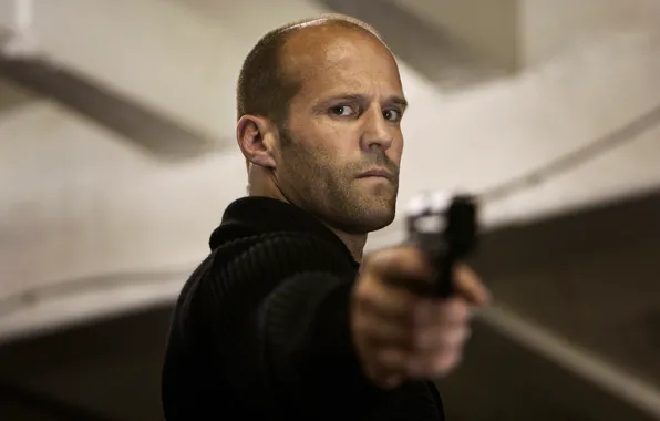 Wallpaper Look, Gun, Mechanic, Actor, Jason Statham, Jason Statham.