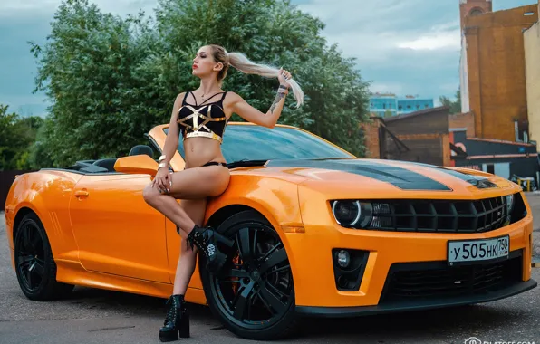 Picture machine, auto, girl, pose, shoes, figure, topic, convertible