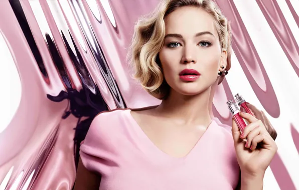 Picture background, model, makeup, advertising, actress, hairstyle, blonde, Jennifer Lawrence