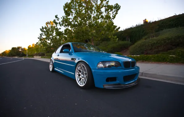 Picture BMW, E46, Evening, Reflection, M3