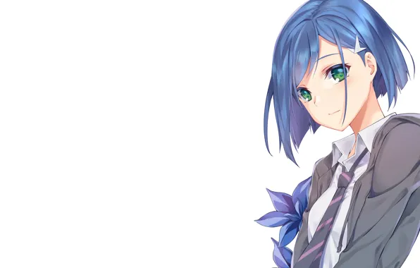 Picture look, girl, hairstyle, Ichigo, Kare, Darling In The Frankxx, Cute in France