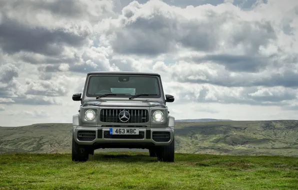 Picture Mercedes-Benz, front view, AMG, 2018, Gelandewagen, G63