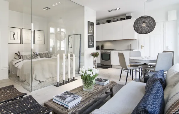 Picture interior, apartment, living space