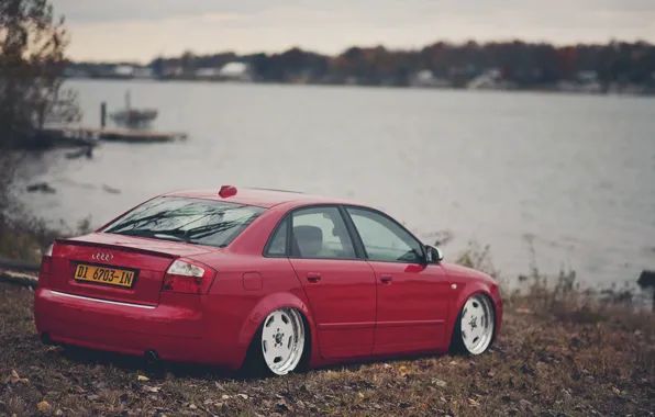 Autumn, river, Audi, audi, river