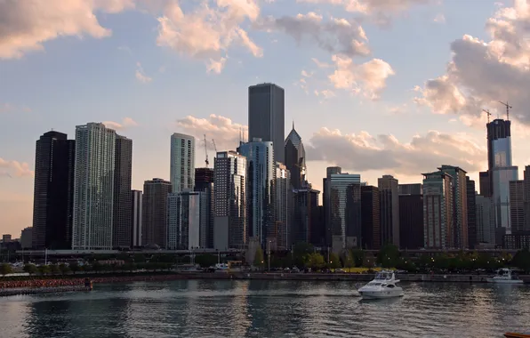 City, the city, USA, Chicago, Illinois