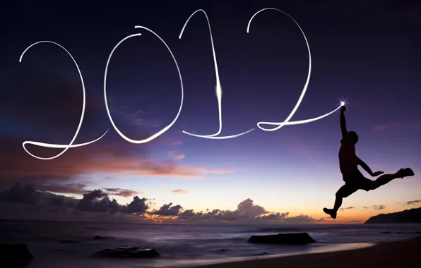 Picture clouds, landscape, nature, new year, guy, 2012, new year, landscape