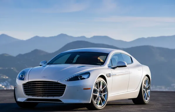 Picture landscape, mountains, Aston Martin, coupe, Fast S
