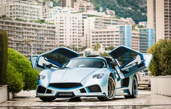 Picture car, auto, supercar, Monte Carlo, Mazzanti Evantra