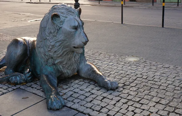 Lion, statua, monument