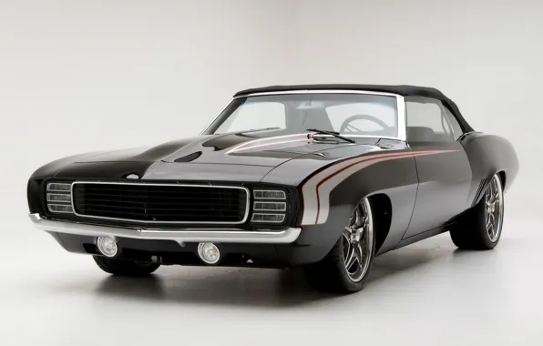 Black, 1969, Camaro, Chevrolet