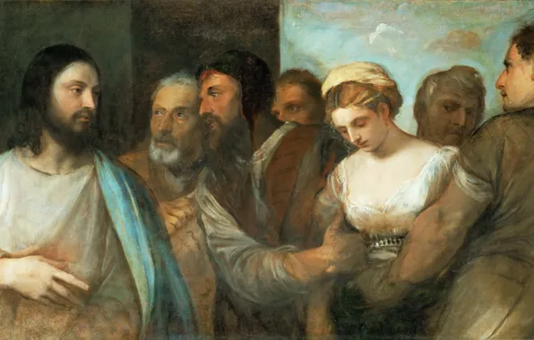 Titian Vecellio, Christ and the sinner, 1512-1515