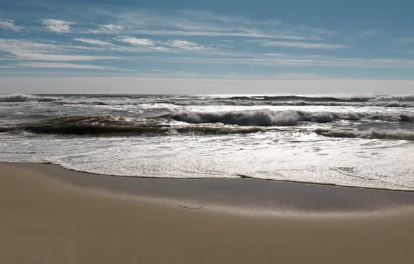 Sand, sea, wave, beach, summer, shore, summer, beach