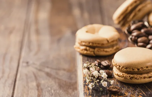 Cake, dessert, coffee, macaron, Iryna Melnyk