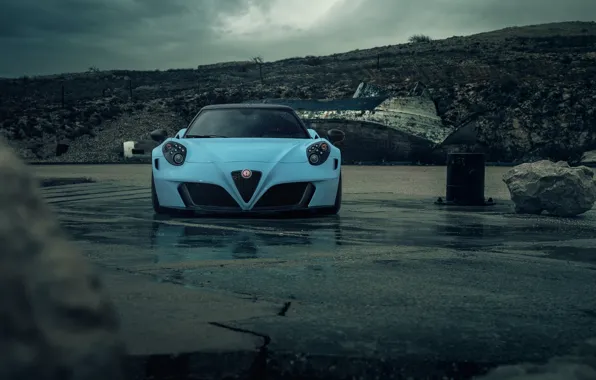 Front view, Zeus, Alfa Romeo 4C, Pogea Racing, 2019