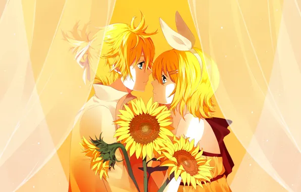 Girl, art, guy, Vocaloid