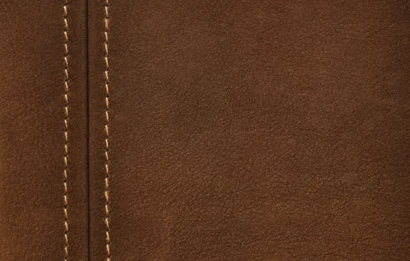 Picture background, texture, leather, seam, thread, brown, leather