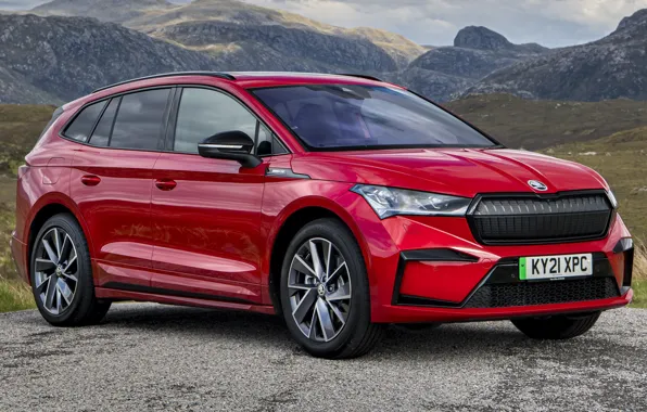 Picture crossover, exterior, Skoda, Skoda, Skoda Enyaq iV Sportline