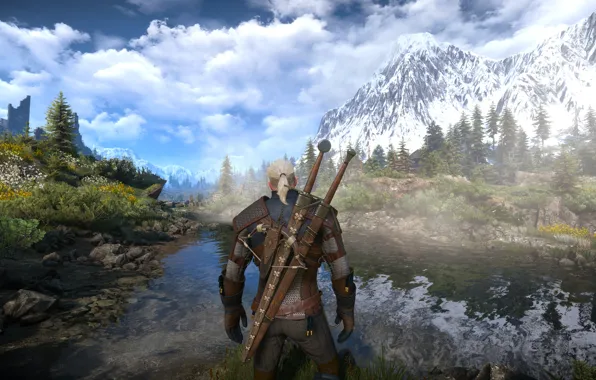 Picture the game, the Witcher, The Witcher 3: Wild Hunt, skellige