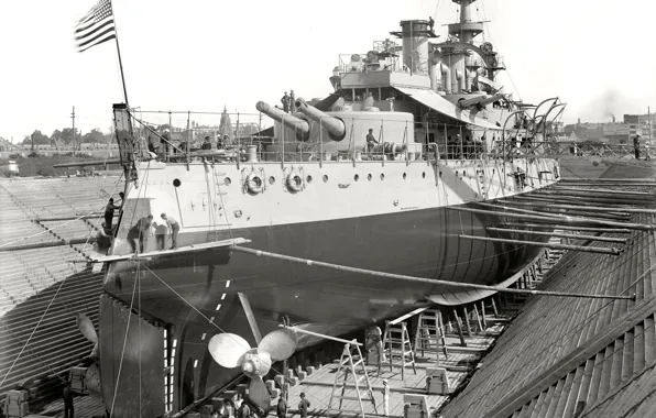 Picture retro, ship, USA, stapel