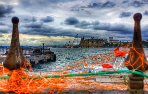 City, sea, station, train, turkey, history, building, Istanbul