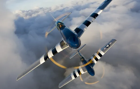 Picture war, ww2, p 51 mustang, american aircraft