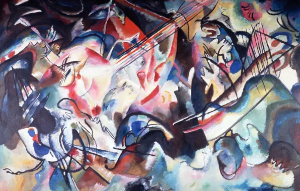 Picture picture, Wassily Kandinsky, Composition VI, abstract