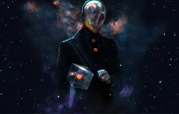 The universe, the game, cube, jacket, Slenderman