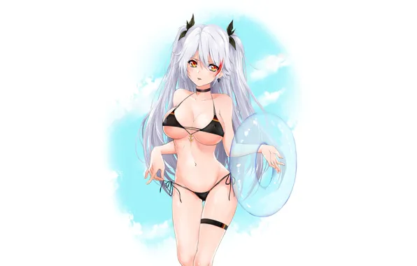 Picture swimsuit, girl, background