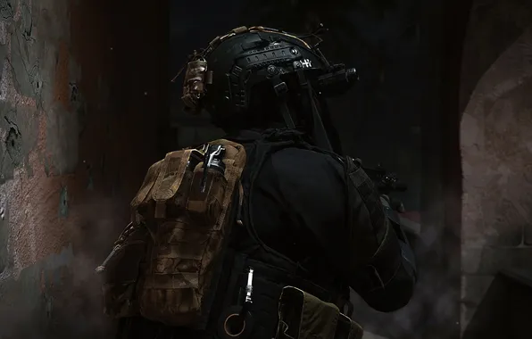 Soldiers, helmet, Call of duty warzone