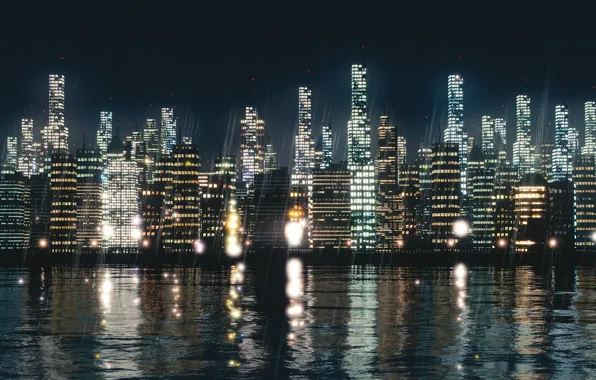 Lights, building, City Lights