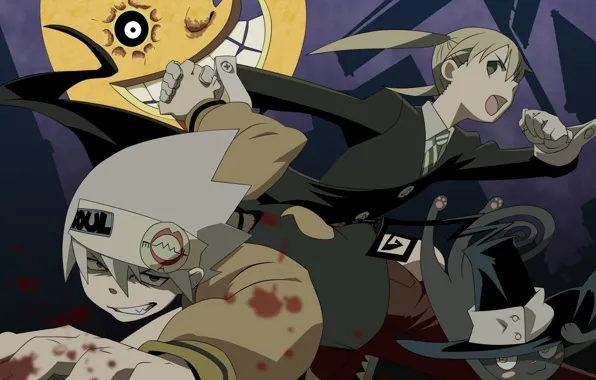 Blood, anime, Soul eater, characters, Soul Eater