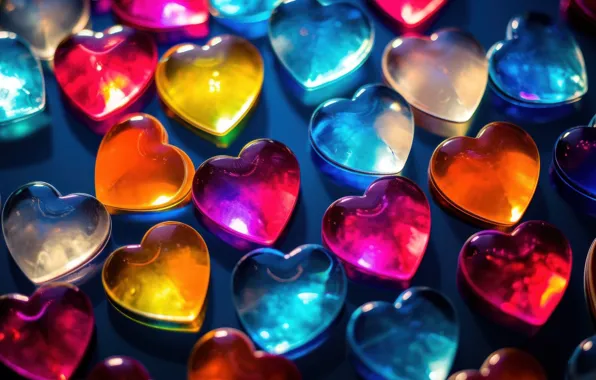 Love, holiday, heart, feelings, heart, hearts, heart, colorful