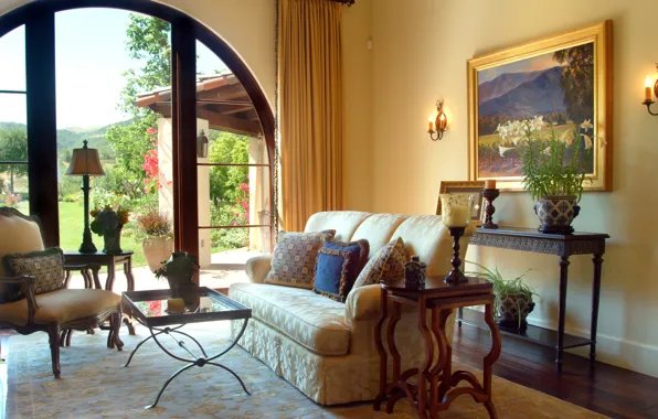 Design, style, room, France, interior, living room, Provence