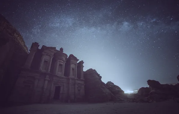 Space, stars, stone, mystery, Peter, The Milky Way, Jordan