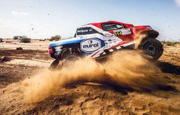Sand, Auto, Sport, Machine, Speed, Race, Toyota, Hilux
