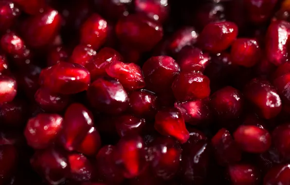 Macro, grain, garnet