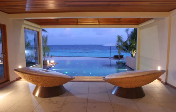 Design, style, interior, pool, Bungalow