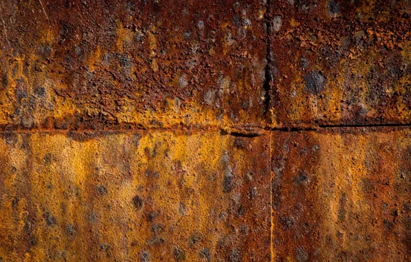Texture, rusted wall, oxidation