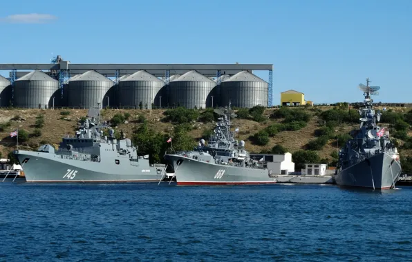 Navy, Sevastopol, The Black Sea Fleet, &quot;Admiral Grigorovich&quot;, &quot;Clever&quot;, &quot;Inquiring&quot;, Patrol ships