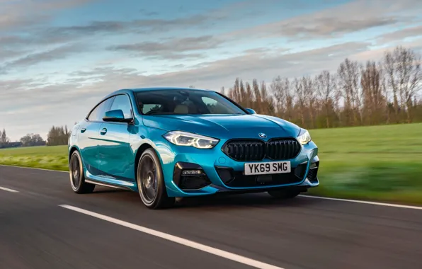 Speed, BMW, Gran Coupe, UK-spec, 2-Series, M Sport, 2020, 218i