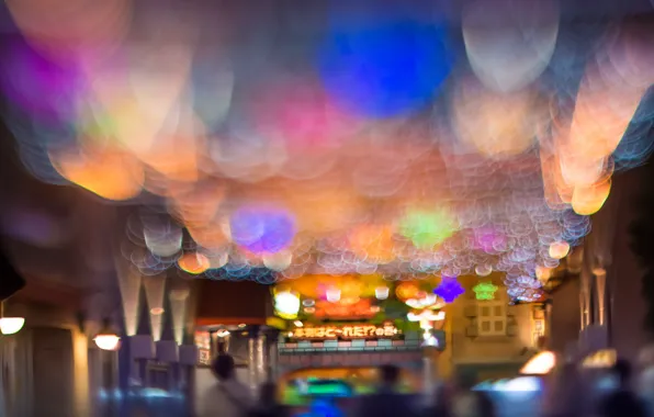 Bokeh, cityscapes, Takashi Kitajima, Tokio. night