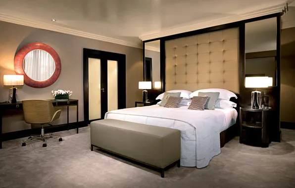 Style, room, bed